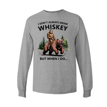 Drinking Whiskey Long Sleeve Tee