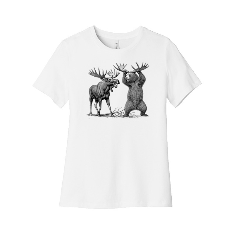 Look I'm a Moose Womens Tee Look I'm a Moose Womens Tee