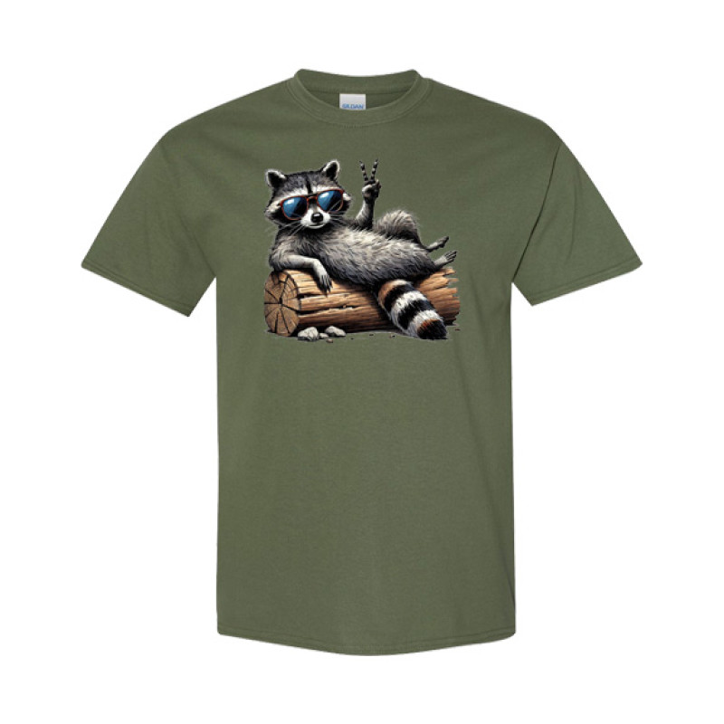 Raccoon Peace Classic Fit Tee