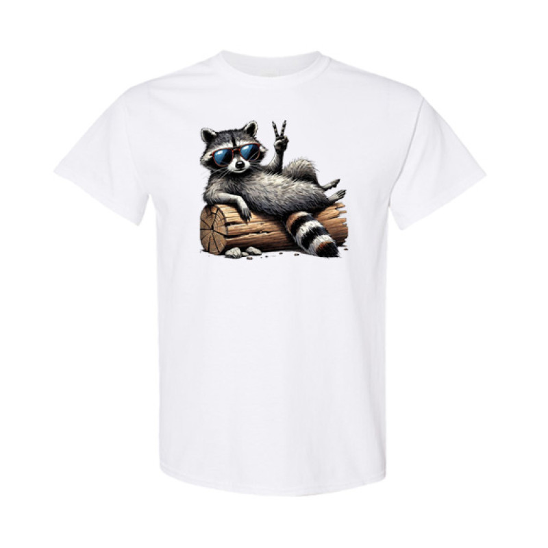 Raccoon Peace Classic Fit Tee