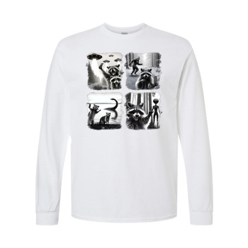 Raccoon Selfie Long Sleeve Tee