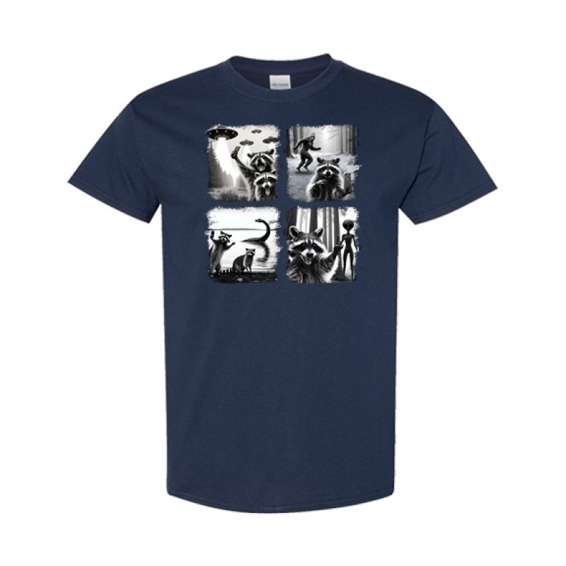 Raccoon Selfie Classic Fit Tee