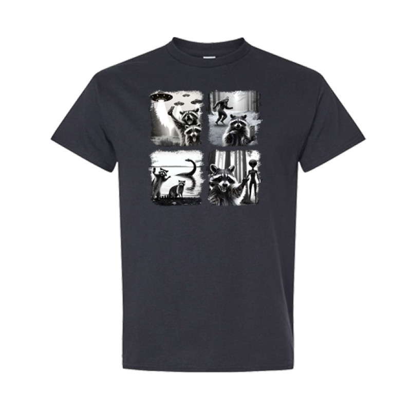 Raccoon Selfie Classic Fit Tee