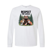 Respect the locals Long Sleeve Tee