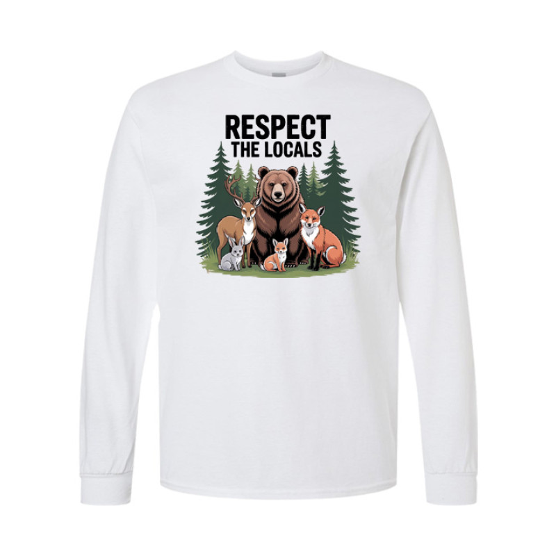 Respect the locals Long Sleeve Tee