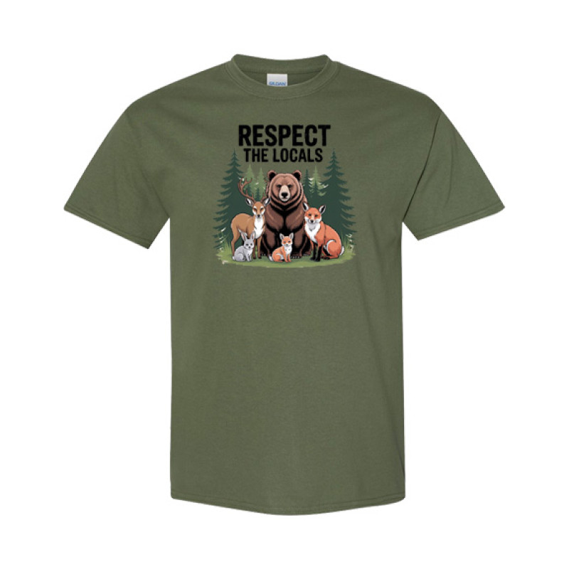 Respect the locals Classic Fit Tee