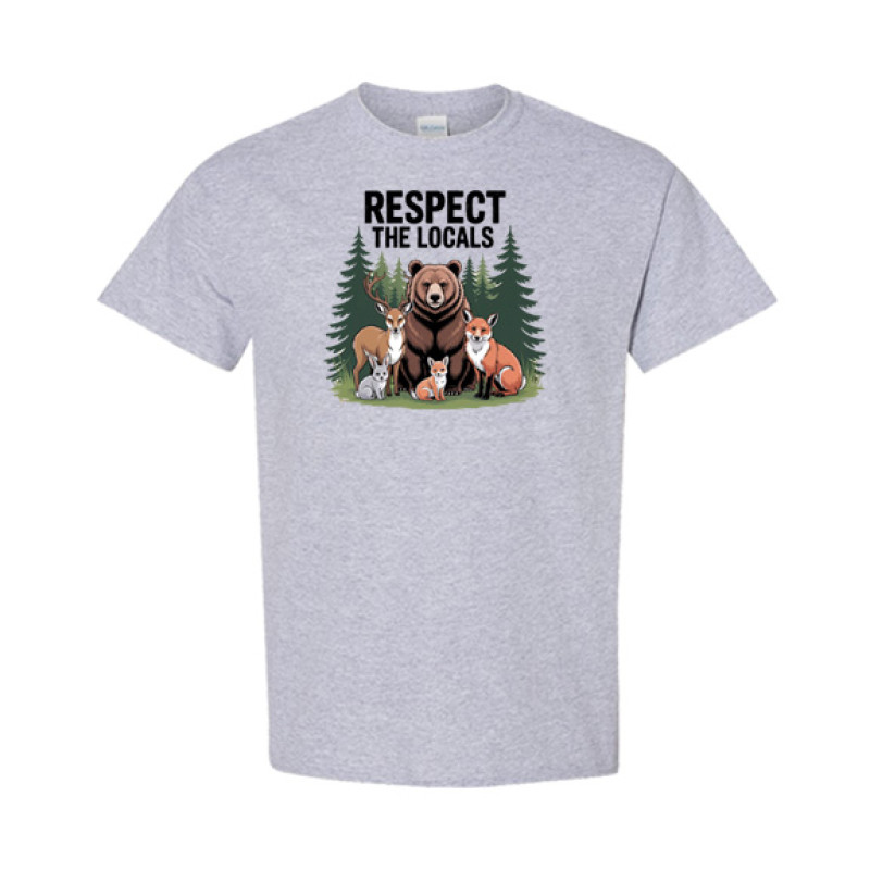 Respect the locals Classic Fit Tee