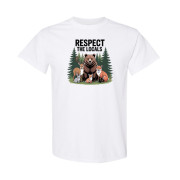 Respect the locals Classic Fit Tee
