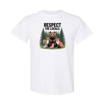 Respect the locals Classic Fit Tee