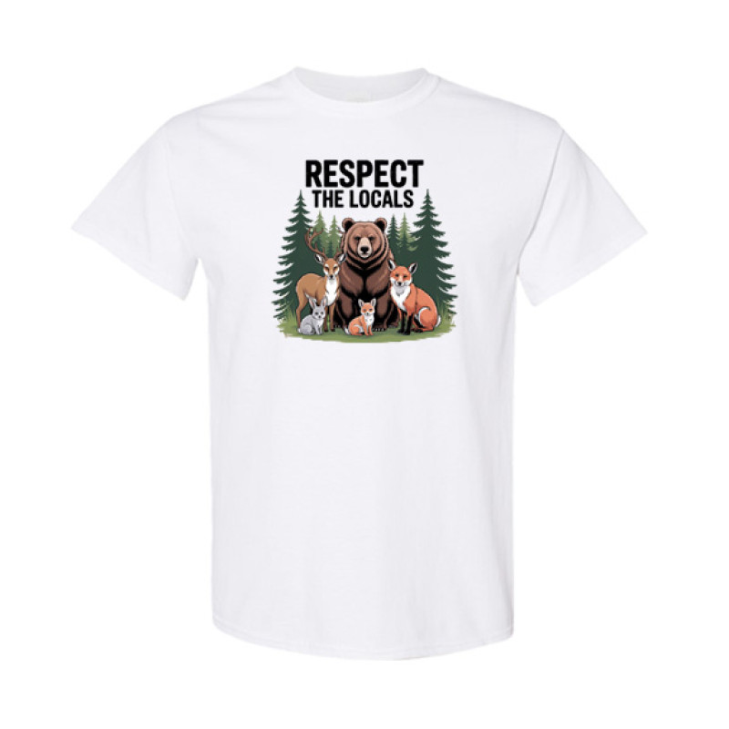 Respect the locals Classic Fit Tee