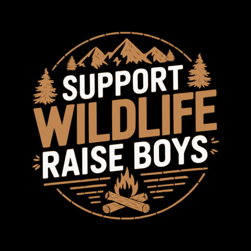 Support Wildlife Womens V-Neck Tee Support Wildlife Womens V-Neck Tee