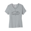 Take me to the Mountains Womens V-Neck Tee Take me to the Mountains Womens V-Neck Tee