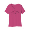 Take me to the Mountains Womens V-Neck Tee Take me to the Mountains Womens V-Neck Tee